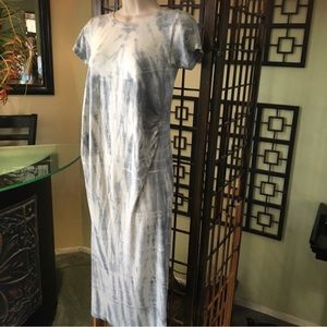 Fillyboo Tie-Dye Maternity T-Shirt Dress midi size medium M